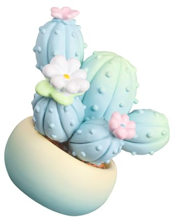 omiinitio Mini figurines de cactus miniatures en résine synthétique Artisanat Pot pour la maison Bureau Voiture Intérieur Tableau de bord Ornement Figurines