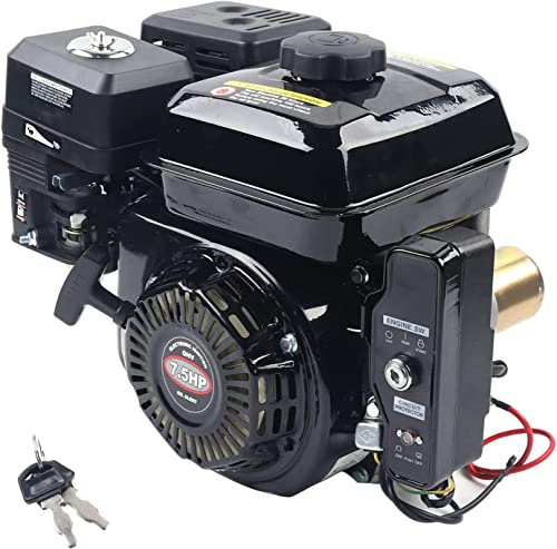Motore a benzina, 3600 giri/min, motore di propulsione, avviamento elettrico 7,5 CV, motore a benzina a 4 tempi, 1 cilindro, 212 CCM Pull Start