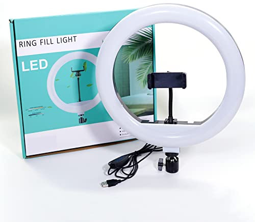 RevolutionLine - Aro de luz Led de 30 cm de diámetro | Anillo de luz de 12 Pulgadas para teléfonos móviles o cámaras | Selfies, Fotografía, Maquillaje, Youtube, TIK Tok Live | Cable USB y Mando
