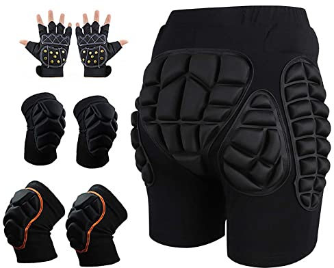 XUEBIN Snowboard Schutzhosen Gepolsterte Fahrrad Protektorhosen Schutz Shorts Hip Butt Eva Pad Schutz Gear Guard Für Ski Skifahren Skating Snowboard Radfahren (Color : A2, Size : XL)