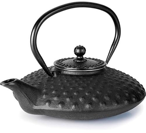 Suinga Tetera de hierro fundido (Negra - 0,7 Litros)