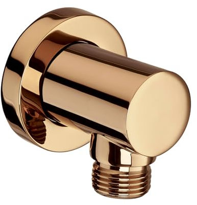 ROCA Coude mural 1/2” pour raccordement flexible de douche, Rose gold