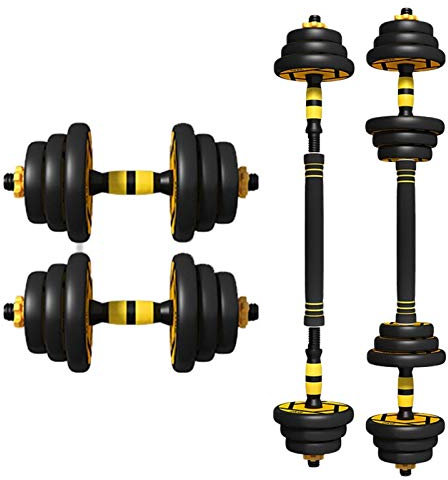 Hanteln Set Verstellbare Hanteln Set für Männer und Frauen 2 in 1 Gewichte Gewichte Gewichte für Körpertraining Home Gym Schwere 15/20/30/40kg Gewichtseinstellung g