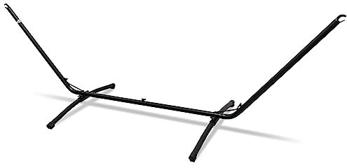 AMANKA 310x100 Hängemattengestell Outdoor bis 120kg - Wetterfester Metall Ständer Hängematte Gestell Outdoor Schaukelliege - Gestell für Hängematte Schwungliege - Hängematten Gestell Stabhängematte