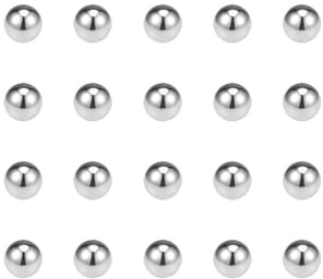 MACHSWON 3mm Stahlkugel, Kugellager,316L-Edelstahl Präzisionskugeln G100, Ideal für verschiedene Branchen, 100 Stück