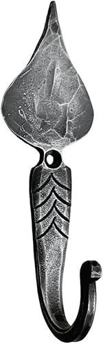 ARTIZANSTORE Vintage Style Hand Forged Wall Mounted Hook for Home and Office Coat Hanging Black Antique Designer Wall Hook Decorative Gift (Iron Wall Hook)