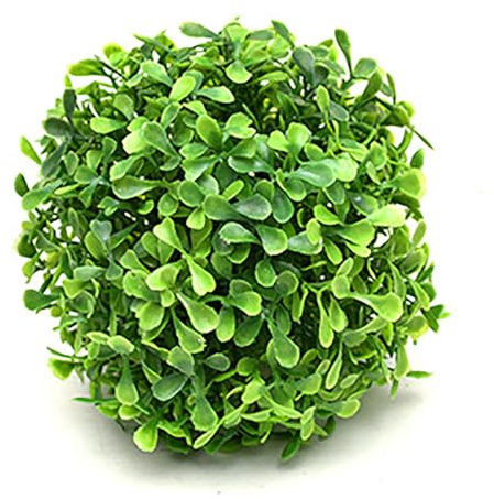 TTOUDRY Künstlicher Erdnussgrasball Und Künstlicher Tannennadelgrasball, Dekorative Bälle Für Hinterhof, Balkon, Garten, Hochzeit Und Heimdekoration.(A,Outer diameter28cm)