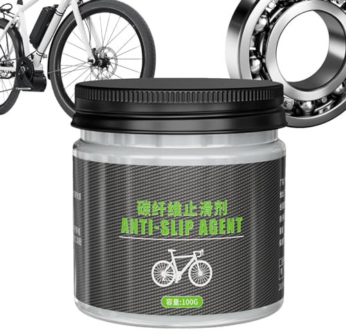 ycezw Carbon-Griffpaste, Lagerfett,100g Kohlefaser-Schmierfett - Fasergriffpaste, Lenkervorbauschmiermittel, multifunktionales Montagefett für Carbonfaser-Sattelstütze