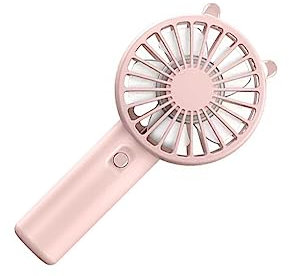 siduytin Ventilateur portatif Mini Ventilateurs USB Dispositif de Refroidissement de Bureau Petit Refroidisseur de Cils de Maquillage pour Femmes Filles Enfants Bureau de dortoir extérieur, Rose