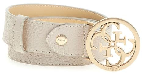 GUESS Cresidia Adjustable Pant Belt H35 W95 Bone