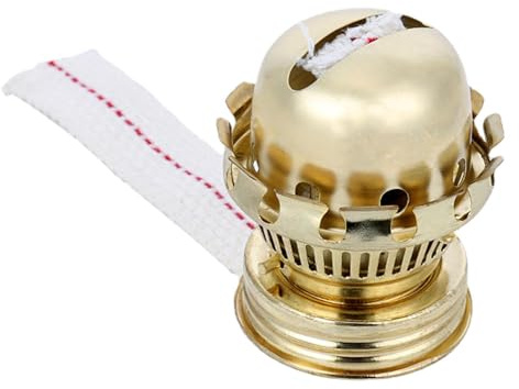 Pezzi di ricambio per lampade a cherosene: lampada dimmer in metallo antico, accessori per in vetro per lampade a olio vecchio stile per fissare il in caso di scarico e