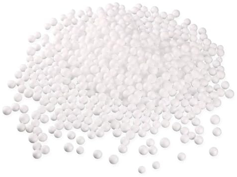 LoviStore Sacco Perle di Polistirolo Riempimento Pouf a Sacco Sfere Palline Polistirolo Espanso per Imbottitura Pouf Cuscini Poltrone Diametro da 2 a 8mm Imballaggio Multiuso Made in Italy (50 litri)