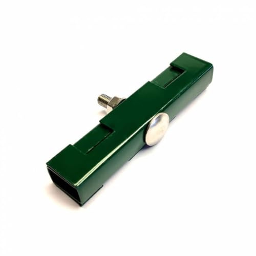10x Endlosverbinder | Klemme | Zaun | Verbinder | Halter für Gittermatte | Doppelstab Verbinder geeignet für Zaun im Gefälle Grün (RAL 6005)