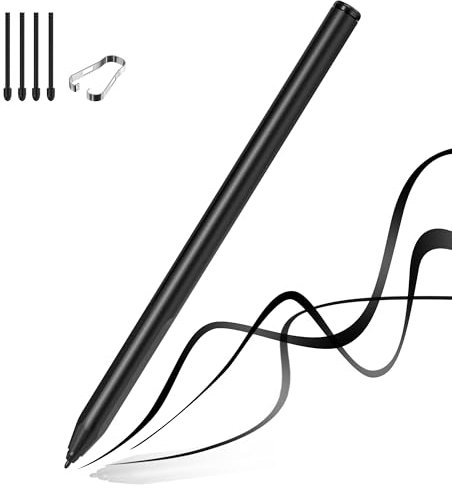 Magnetic EMR Pen EMR Stylus Pen for Remarkable 2 Pen with Eraser, Digital Replacement Pen for Remarkable Pen Replacement Stylus Support 4096 Pressure Sensitivity/Palm Rejection/Tilt with 4 Pen Tip