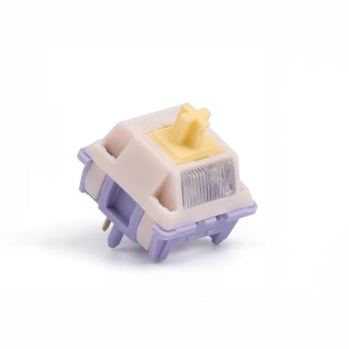 ExotiCore MMD Princess V4 Switch, Interruptor RGB Lineal/táctil Prelubricado para Teclado Mecánico Personalizado(Tactile 60g,110PCS)