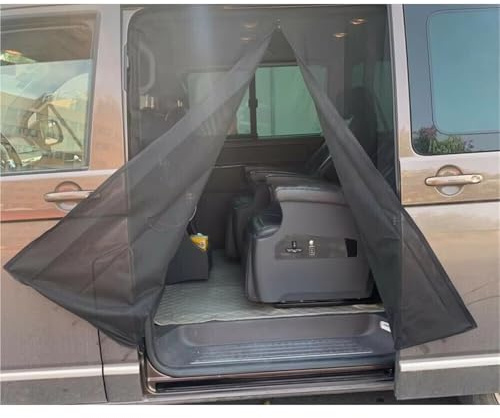 For T5 T6 Sliding Door Magnetic Mosquito Fly Screen Net Camper Camping Essentials For Car Car Window Shades