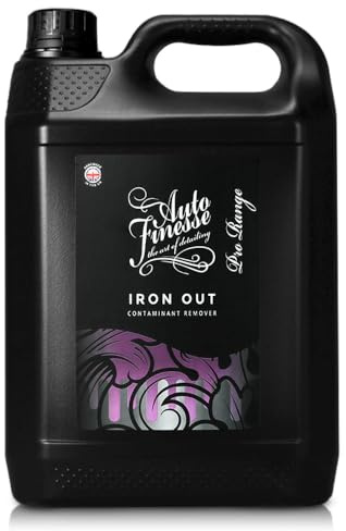 Auto Finesse Iron Out Dégraissant Puissant pour Peinture de Voiture, Roues et Verre 5 l