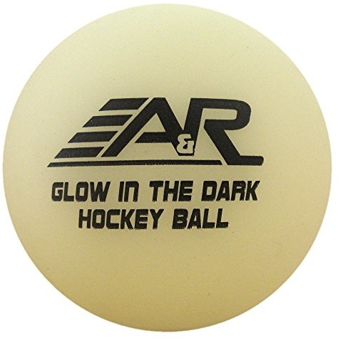 A&R Glow in the Dark Street Hockey Ball,Tie-Dye