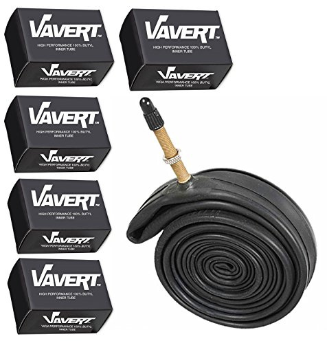 Vavert 700 x 35-43c Hybrid-Fahrradschläuche – Presta-Ventil (5 Stück)