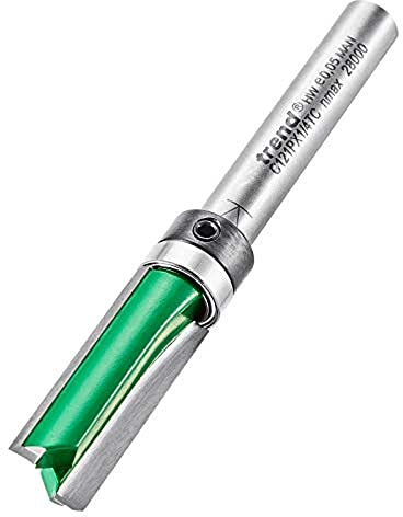 Trend CraftPro Guided Profiler Router Cutter Bit, 1/4 Inch Shank, 9.5mm Cut Diameter & 25mm Cut Length, Tungsten Carbide Tipped, C121PX1/4TC | Tungsten Carbide Tipped Guided Profiler For Precise Decorative Edge Routing And Smooth Cuts, C121PX1/4TC