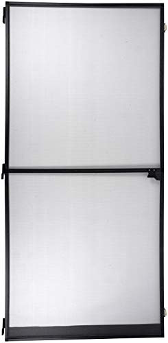 Zanzariera per porte - Magnetica - con Cerniere - Max 100x215 cm - Adattabile - Nero