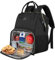 MATEIN Mochila Portatil Almuerzo, Mochila Mujer 15,6 Pulgadas, Mochila de Refrigeración con Puerto USB Impermeable Bolsas Térmicas Portatil Almuerzo del Hombre Negocio Trabajo Viaje, Negro
