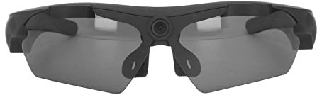 PUSOKEI Camera Glasses Video Sunglasses,1080P Full HD Video Recording Camera with Polarized Lenses,Shooting Camera Glasses for Outdoor Activities(Black)