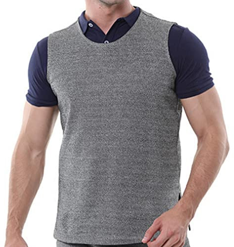 Livello 5 Gilet Protettivo Resistente Al Taglio Robusto Gilet A Collo Tondo Resistente Al Taglio Sicurezza Gilet Resistente Al Taglio Attrezzature Protettive Uso Di Sicurezza In Vari Scenari(XL)