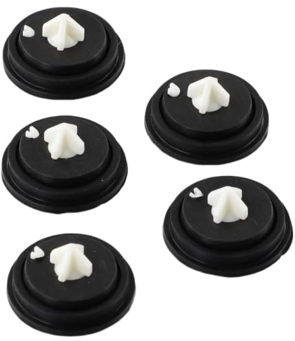 RANRAO 5pcs Flush Valve Diaphragm Washer,Toilet Cistern Flush Parts,Replacement Rubber Diaphragm Washer Valves Ballvalve