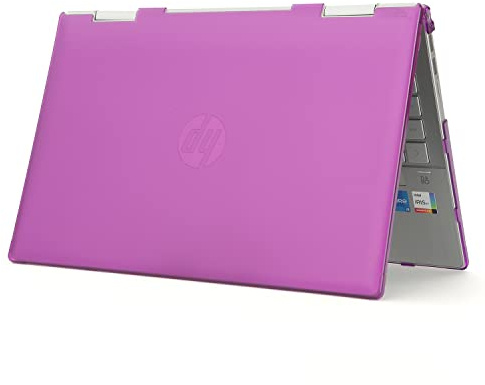 mCover Case ONLY Compatible for 2022~2023 14 HP Pavilion X360 14-EKxxxx Series 2-in-1 Convertible Laptop PC (NOT Fitting Other HP Models) - Purple