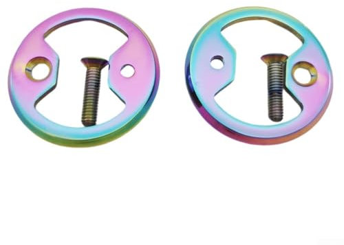 Zoegneer 2Pcs Pedal Platte Bogen Bike Pedal Platte Bogen Fahrrad Legierung Zubehör Für Wahoo (Farbe)