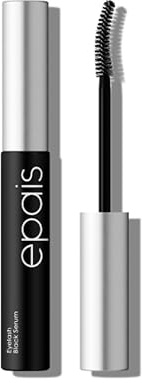 Epais Eyelash Black Tinted Serum, 2-in-1 Lash Growth Enhancer and Tinting Treatment, 7 Peptides and Biotin Formula for Longer Thicker Lashes, Charcoal-Based Black Food Complex, Korean Lash Care