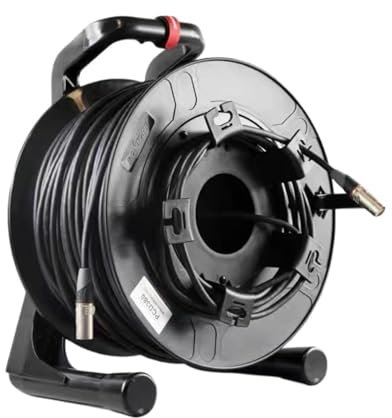 LSSSWM 50mtr low delay network cable winding reel midas digital mixer cable car 60m 30m 70m 80m 100m(50M)