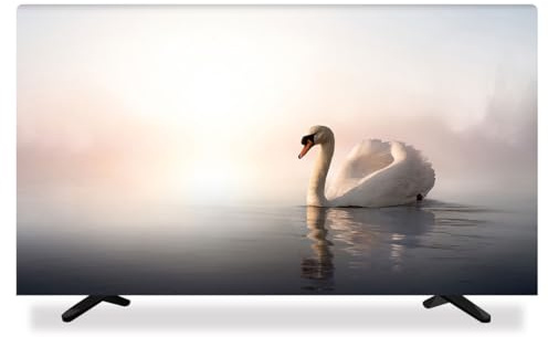 TV Covers, Indoor TV Cover, Compatible With 32-85 TV Dust Cover Soft Fabric Screen Protector For Wall Mount/Curved/Desktop Monitor/Desktop TV(Size:49-52IN,Color:B)