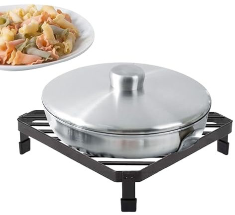 Cocinador Altor De Correra Del Correo - Organizador De La Despensa De La Esquina | Pequeño Ahorro De Espacio De Cocina, Elevador De Esquina De Sartén Triangular, Estante De Esquina Con Alta Durabilida