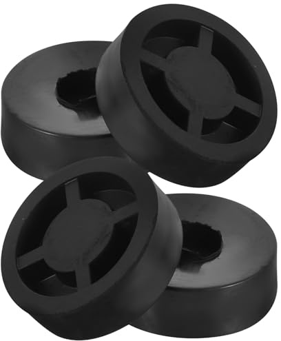 BESPORTBLE 4pcs Speaker Isolation Pads Rubber Speaker Base Mat 45x15mm for Home Audio Turntable Subwoofer Amplifier Sound Isolation Feet