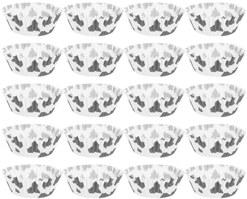 SUPVOX 200 Caissettes à Cupcakes en Papier Sulfurisé Résistant à L'huile, Jetables pour Muffins, Moules à Pâtisserie pour Cuisson Haute Température, Accessoires Cuisine pour Desserts