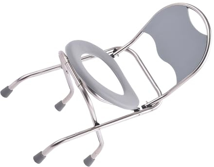 siduytin Sedia da toilette pieghevole portatile, una sedia per più scopi, da toilette stabile per bambini e anziani, 30 cm