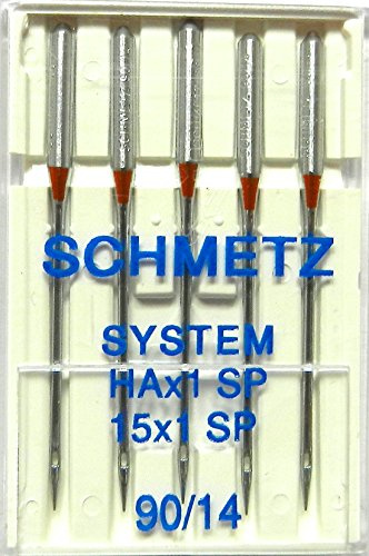 SCHMETZ System HA x 1 SP 15 x 1 SP Super Stretch Nähmaschinen Nadeln St. 90