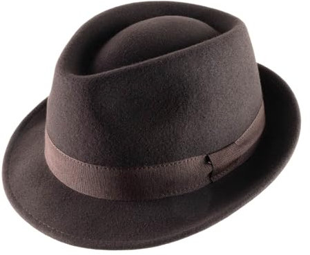 Classic Italy - Trilby Hut Trilby - Size 59 cm - Marron