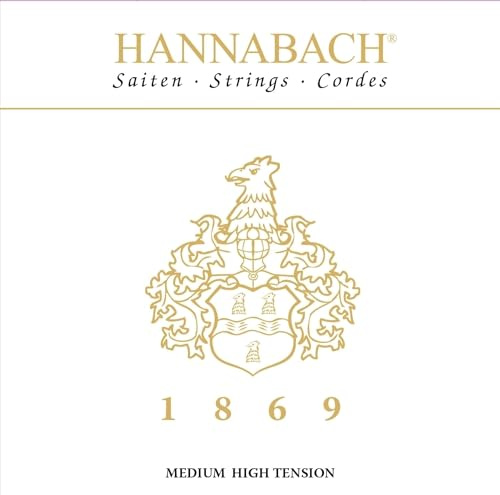 Hannabach 652787 Klassikgitarre-Saite Satz Serie 1869 Carbon/Gold MHT-1869MHT