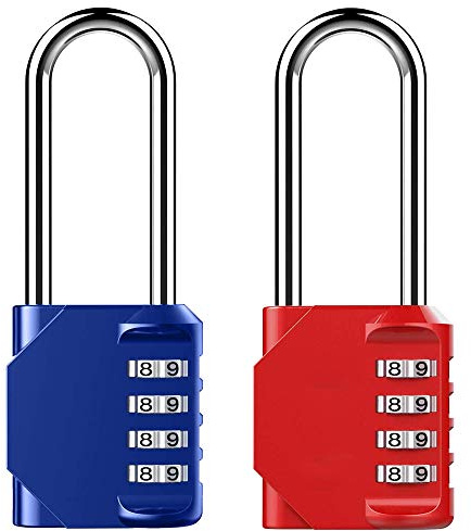 BeskooHome Zahlenschloss, robust, 2 Stück