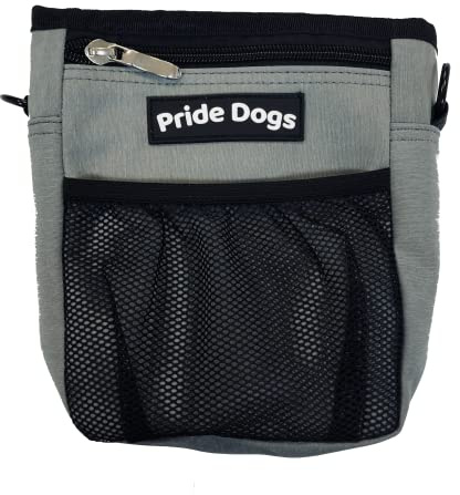 Pride Dogs Premium Leckerlibeutel für Hunde - Robust & Praktisch - Futterbeutel mit viel Platz - Ideal für das Hundetraining oder Spaziergänge - inkl. Kotbeutelspender & Tragegurtverlängerung