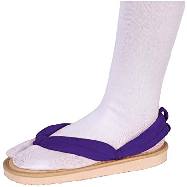 QYIFIRST Kimetsu no Yaiba Shinobu Kocho - Zuecos para cosplay, zapatillas de madera, para disfraz, color lila, unisex, 37 (longitud interior 23 cm), Color lila., 37 EU