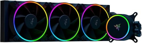 Razer Hanbo Chroma (360mm) - All In One aRGB Chroma Liquid Cooler (Ultimate AIO Design, Quiet, Powerful aRGB Fans, Silent and Efficient Liquid Cooling, PWM Support) Chroma