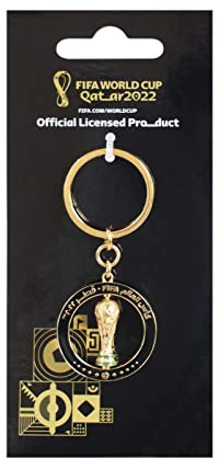 HONAV Unisex Youth 3d Spinner Key Ring, Gold, One Size UK