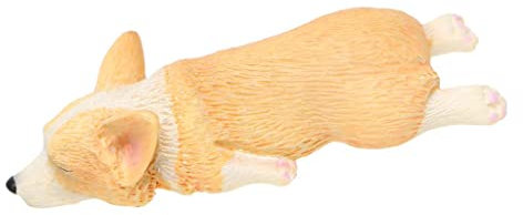 Milageto 10 Arten Miniatur Corgi Hund Feen Ornament DIY Figur Süße Hunde Wohnkultur, # 2, 1,2x5,4cm