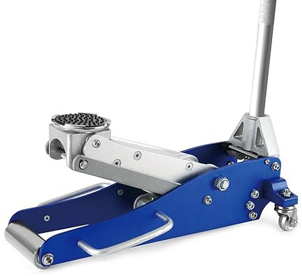 ZHELLY Wagenheber, hydraulischer horizontaler Wagenheber, 1,5 t, komplett aus Aluminium, tragbarer Wagenheber, Auto-Werkzeug Schnelles Anheben, spart Zeit und Mühe, 1005005665954581