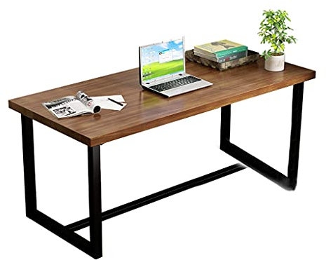 Generisch Schreibtisch,Computertisch Home Office Massivholz-Computertisch, persönlicher Arbeitstisch/Studiertisch mit verstellbaren Füßen