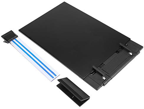 ANKROYU Metall-Desktop-Dokumentenhalter, verstellbarer Winkel, Buchständer, Lesetischhalter, Desktop-Dokumentenbuchhalter zum Tippen und Lesen